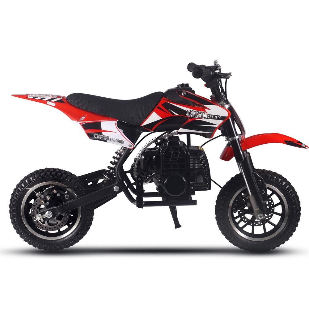MotoTec Alien 50cc 2-Stroke Kids Dirt Bike Red