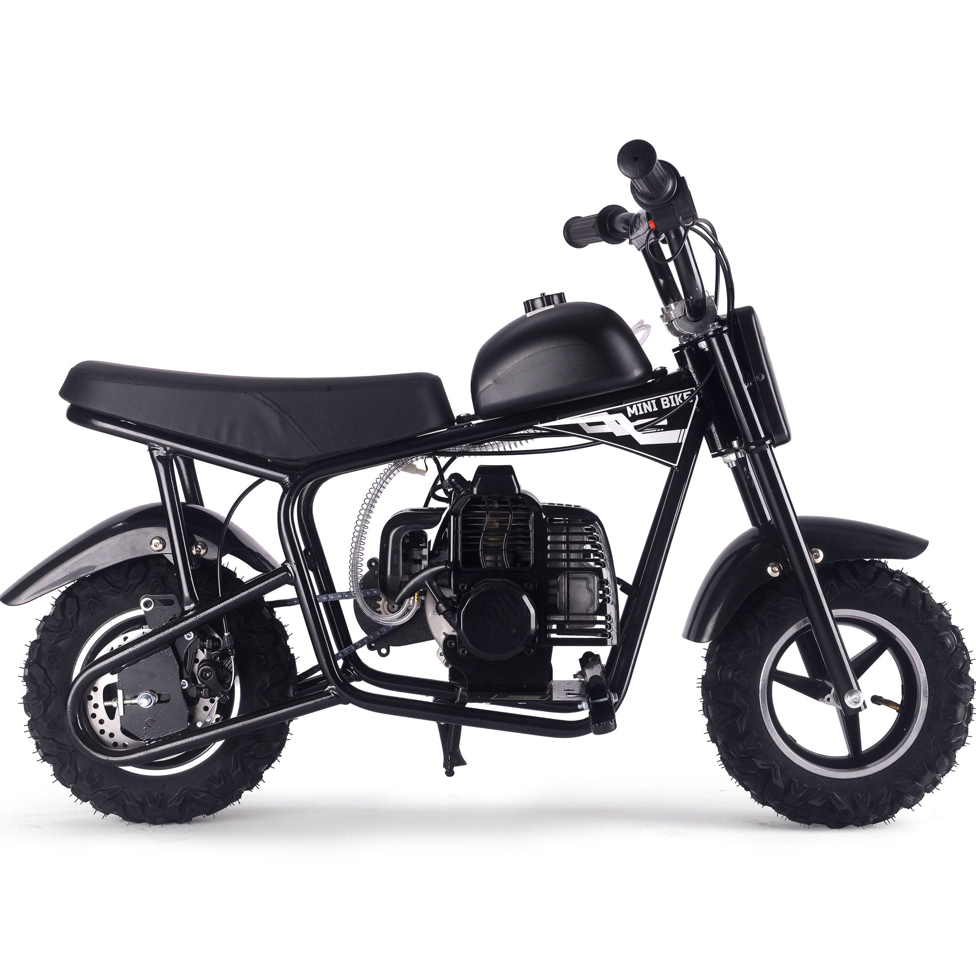 MotoTec Urchin 49cc 2-Stroke Kids Gas Mini Bike Black