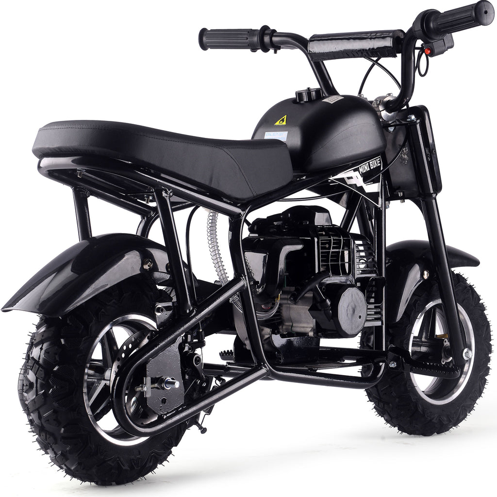MotoTec Urchin 49cc 2-Stroke Kids Gas Mini Bike Black