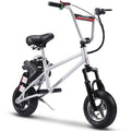 MotoTec 49cc Gas Mini Bike V2 Silver