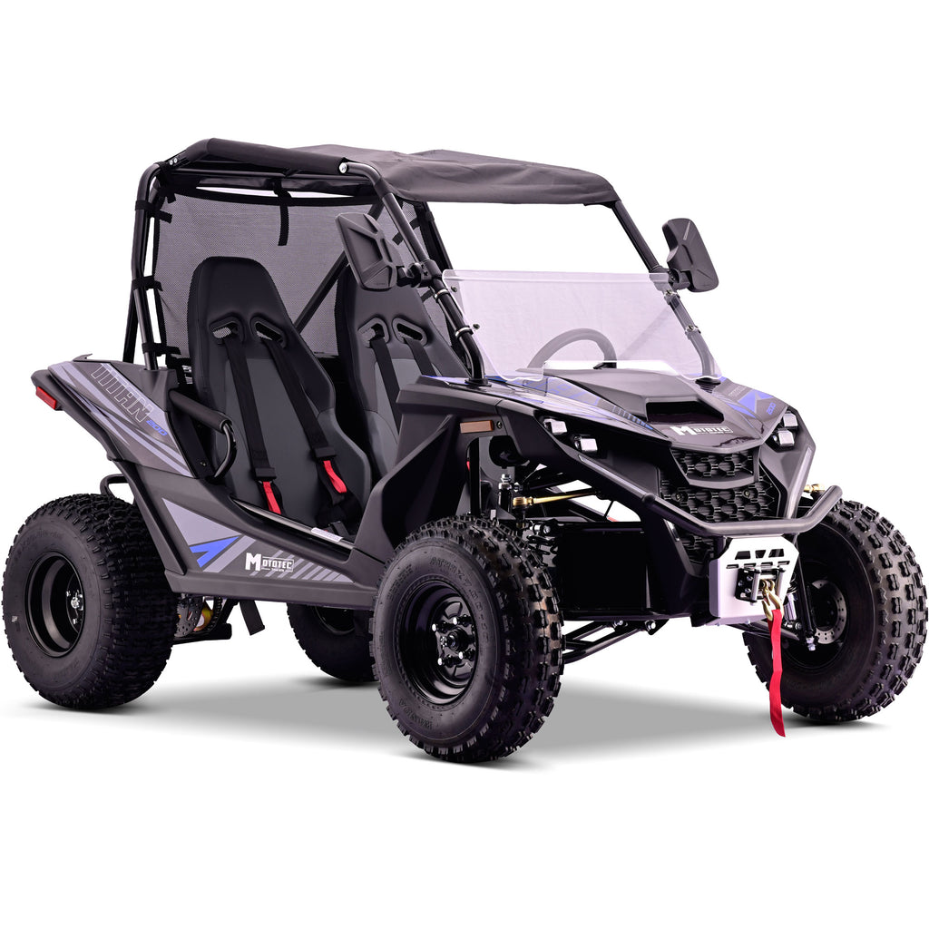 MotoTec Titan 200cc 4-Stroke UTV Blue
