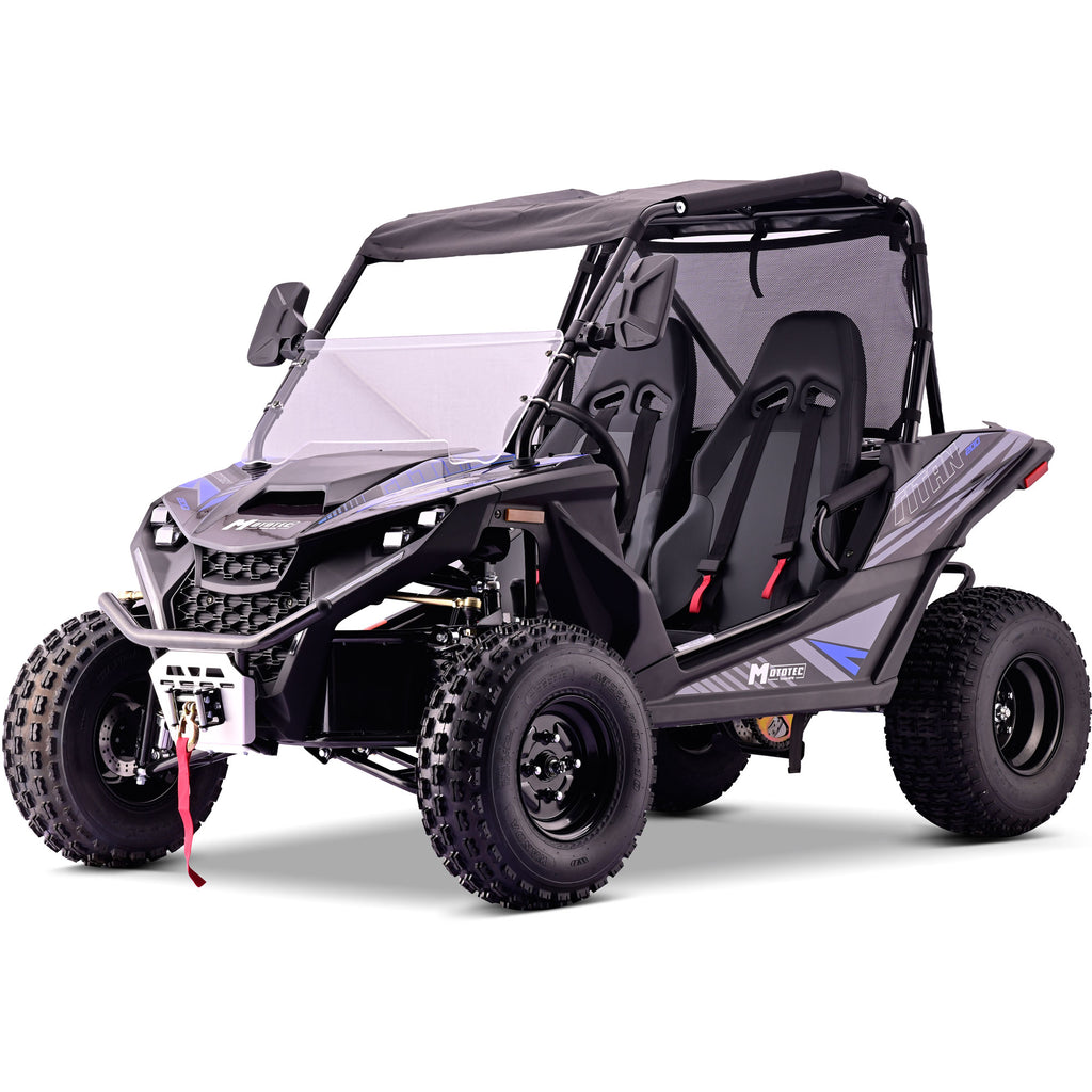 MotoTec Titan 200cc 4-Stroke UTV Blue