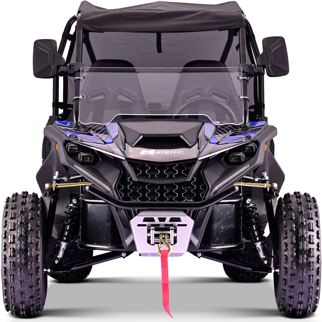MotoTec Titan 200cc 4-Stroke UTV Blue