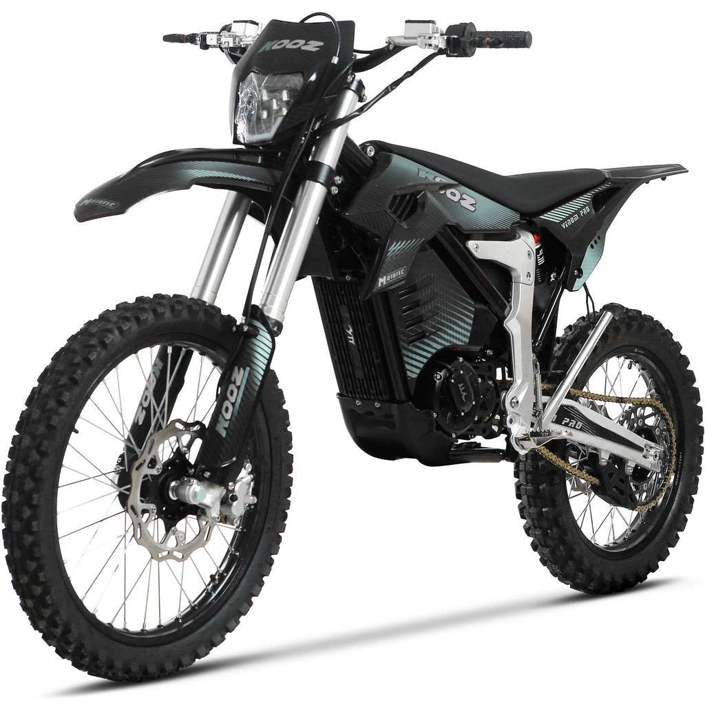MotoTec Venom 72v 30000w 773ah Electric Dirt Bike White