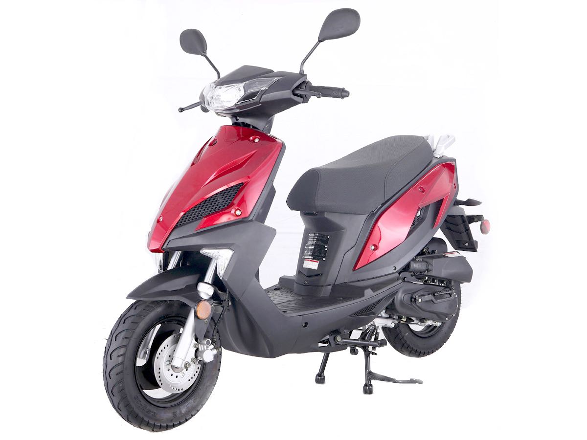 Tao Motor Jet 50 (NewSpeed50) Scooter - Burgundy