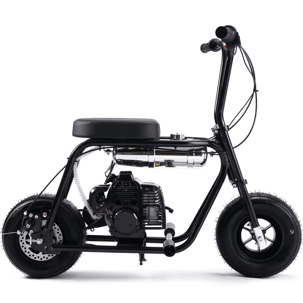 MotoTec Wild Rover 49cc 2-Stroke Kids Gas Mini Bike Black