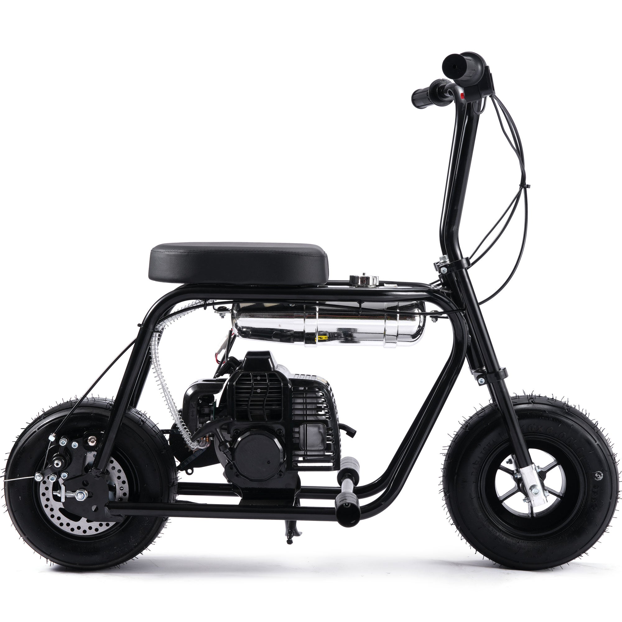 MotoTec Wild Rover 49cc 2-Stroke Kids Gas Mini Bike Black